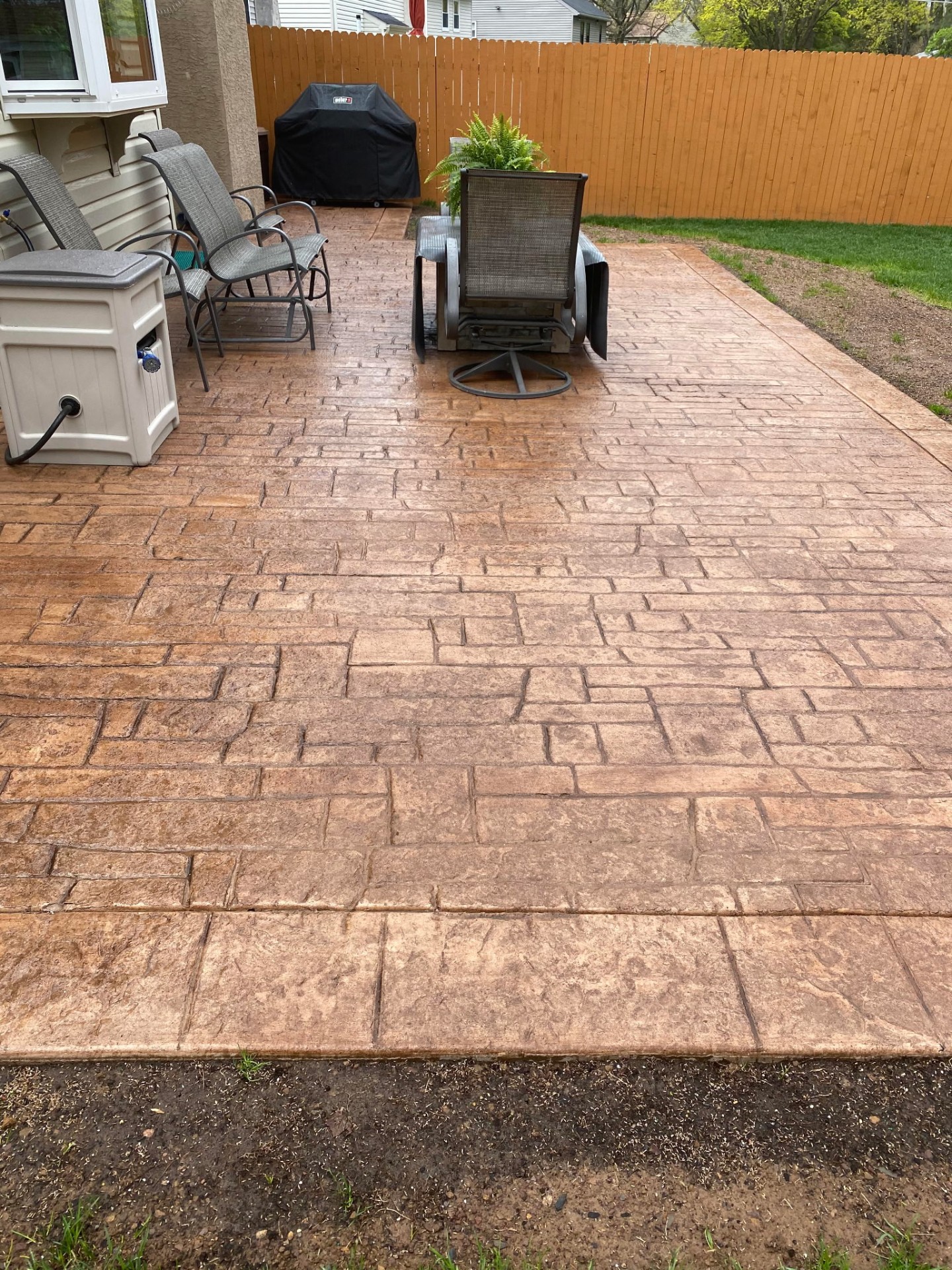 Stamped Concrete Patio